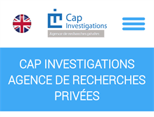 Tablet Screenshot of capinvestigations.fr